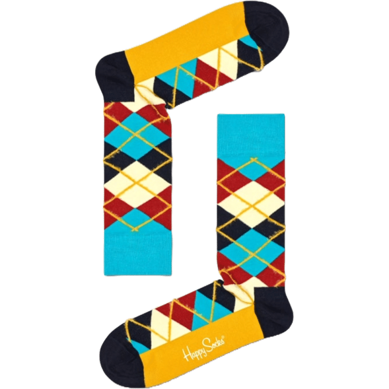 Argyle Blue Socks/ ARY01-0200